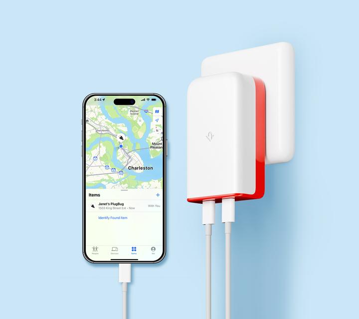 Actual product image TwelveSouth PlugBug 50 (EU/UK) with Apple Find My (50 W)