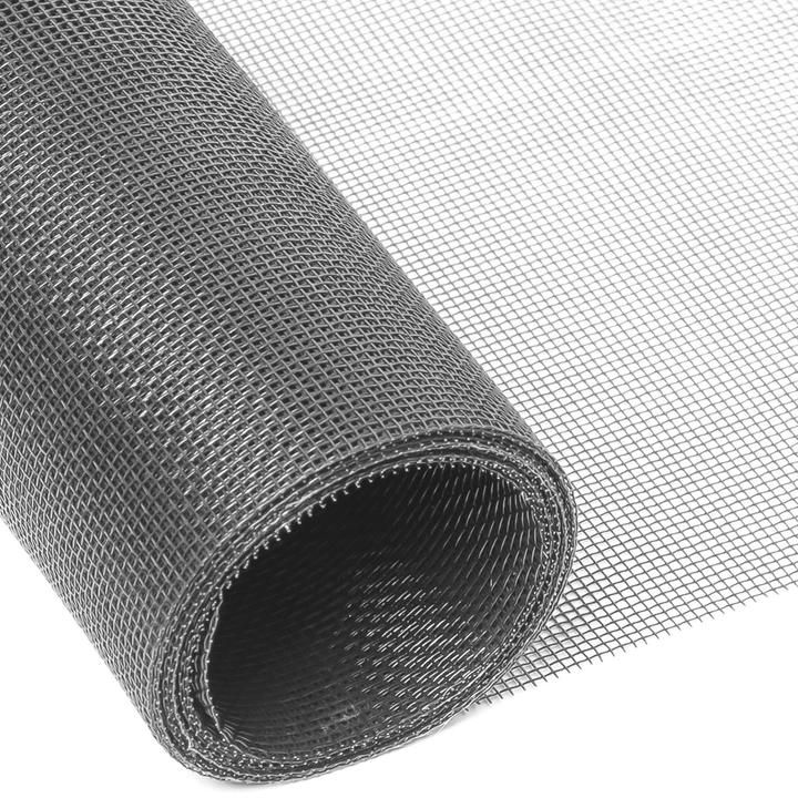 Image du produit Intirilife Moustiquaire en gris largeur 150cm (150 x 100 cm)