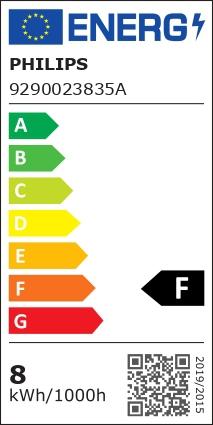 Etichetta energetica Philips Tunable White Smart LED (E27, 8 W, 806 lm, 1 x, F)