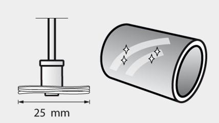 Actual product image Dremel Textile polishing wheel