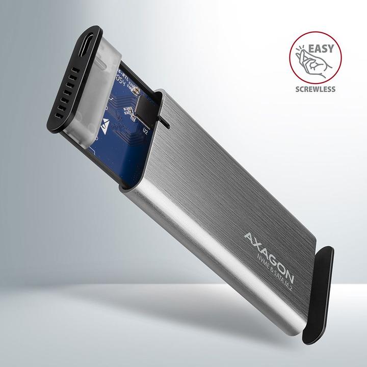 Immagine prodotto Axagon EEM2-SG2 custodia esterna per SSD M.2 USB-C 3.2 Gen 2 (M.2)