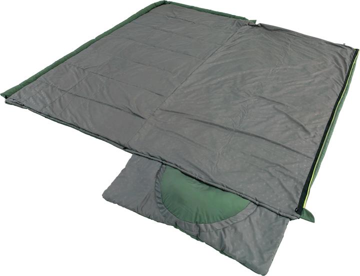 Actual product image Outwell Contour Lux XL polyester sleeping bag, green (235 cm)