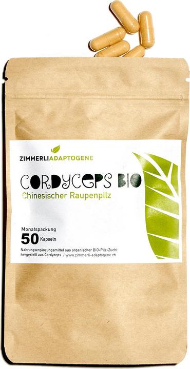 Produktbild Zimmerli Adaptogene Cordyceps Kapseln (BIO) 50 Kapseln (1 Stück, Kapseln, 25 g)