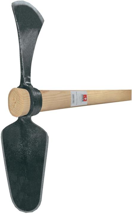 Image du produit Idealspaten Houe à huppe à lame ovale forgée oeil ovale manche en frêne 105 cm