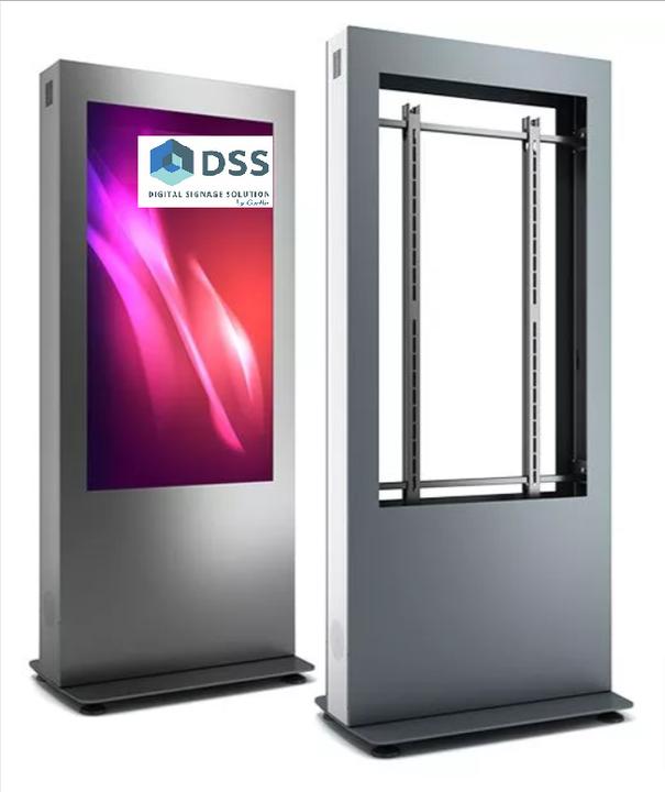Actual product image DSS Indoor Stele Portrait, 65" screen, black