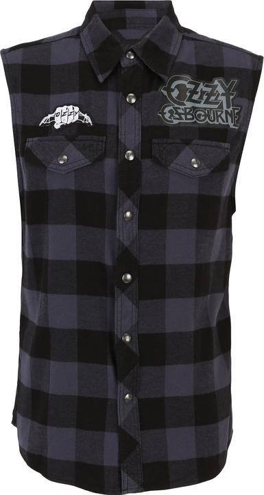 Actual product image Brandit Ozzy Checkshirt Sleeveless - 192197 (L)