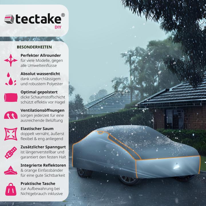 Produktbild tectake Hagelschutz-Autoplane wasserdicht atmungsaktiv