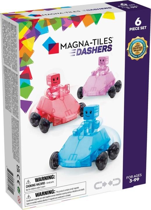 Actual product image Magna-Tiles Dashers set 6 pieces