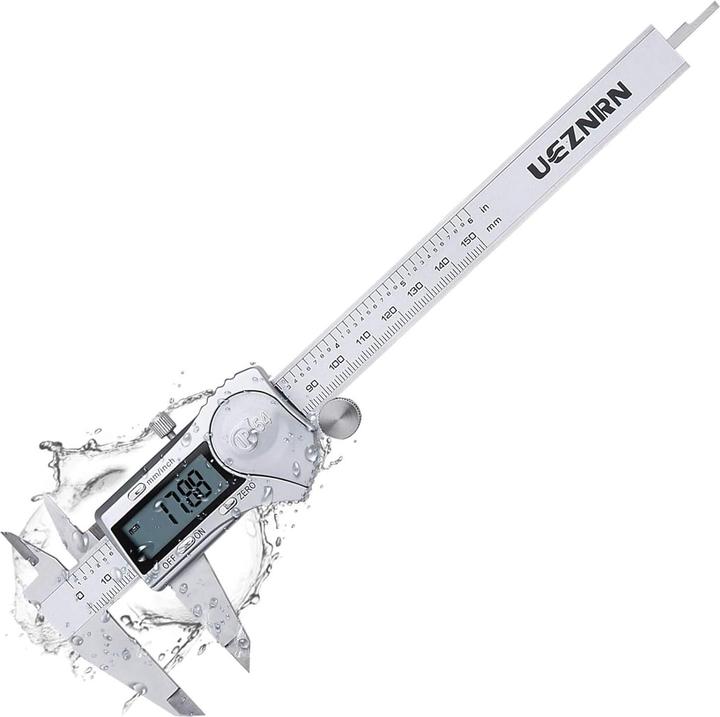 Actual product image Ueznirn Digitaler Messschieber mit LCD-Display (150mm) (15 cm)
