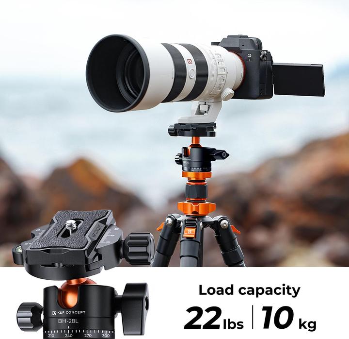 Produktbild K&F Concept Concept Tripod SA255C1 (Carbon)