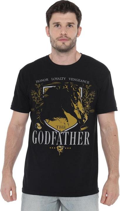 Actual product image The Godfather Mens Crest T-Shirt (S)