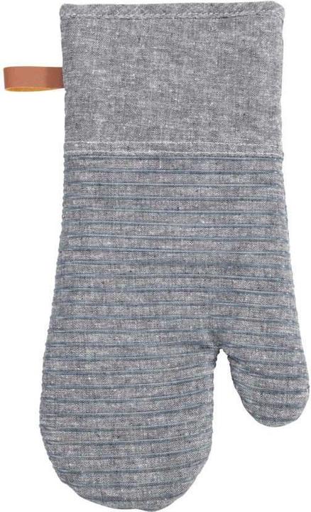 Actual product image Wenko Kitchen Glove Ada Stripes Grey, 2 pieces (Silicone, Cotton, Polyester, Viscose)