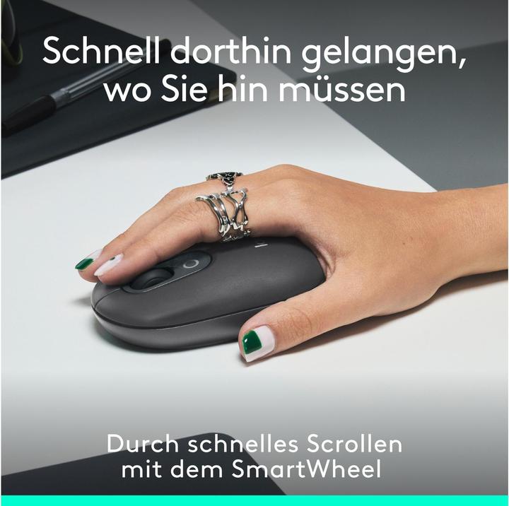 Produktbild Logitech POP Mouse mit personalisierbarem Emoji (Kabellos)