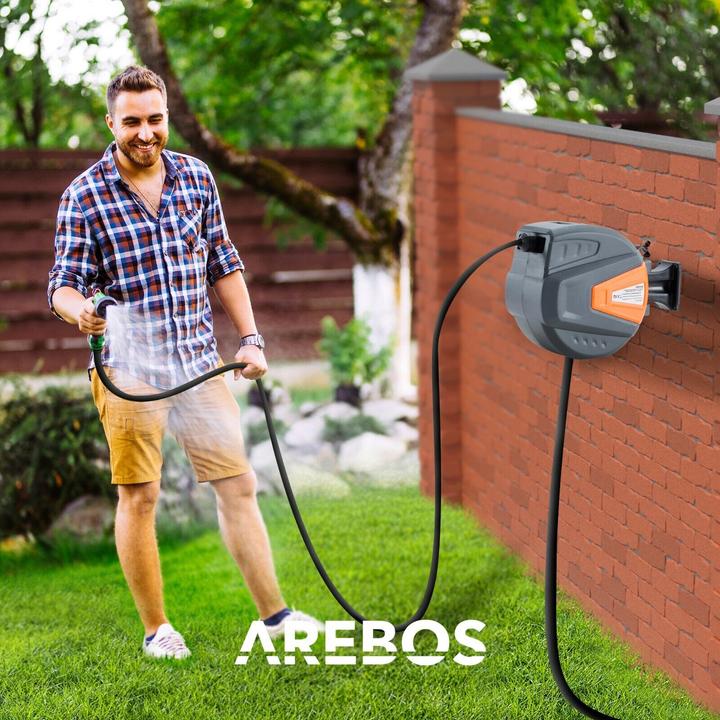 Produktbild Arebos Gartenschlauchaufroller (30 m)
