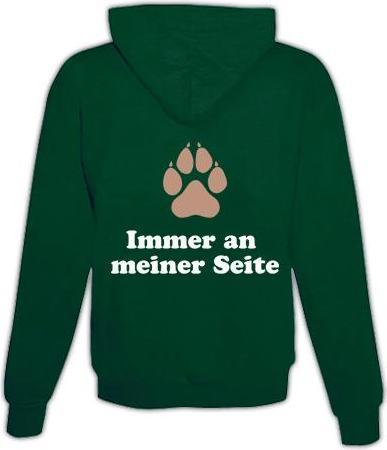 Produktbild Schwesternuhr Hoodie Hundepfote (M)