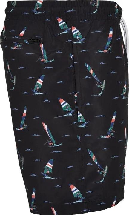 Actual product image Urban Classics Mens Surf Print Swim Shorts (5XL)