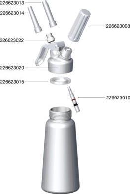 Produktbild Mosa Sahneapparat Ersatzteile, Kolben