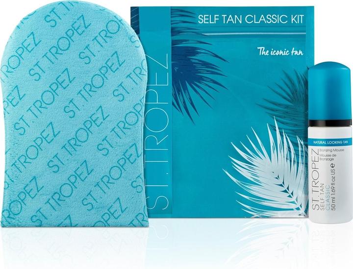 Image du produit St. Tropez Classic Mini Kit (Classic Mousse 50ml + Luxe Mitt) (Mousse autobronzante, 50 ml)
