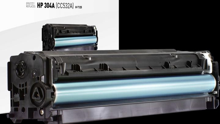 Actual product image KMP H-T125 Toner yellow compatible with HP CC 532 A (Y)