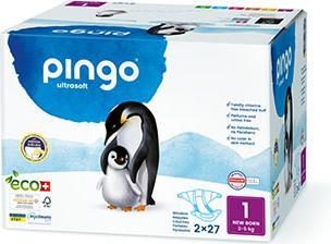 Pingo Ökowindeln (Gr. 1, Tragepack, 54 Stück)