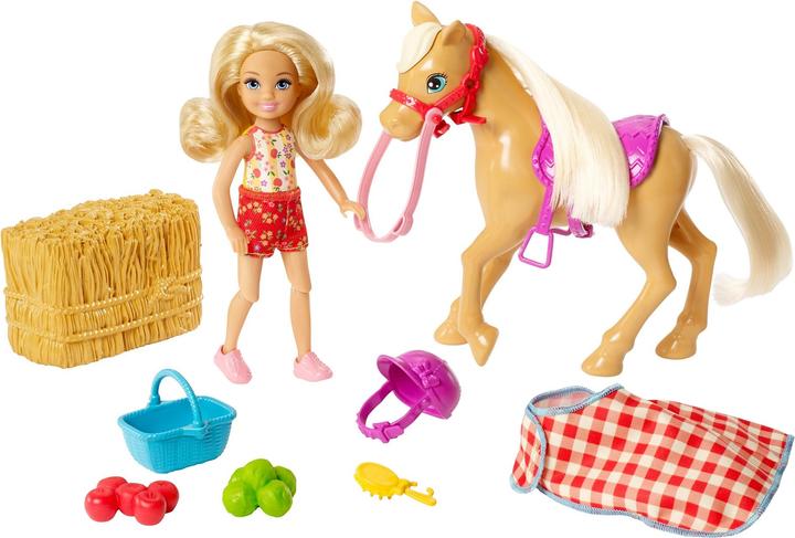 Immagine prodotto Barbie BRB Divertimento nella fattoria Chelsea+Pony