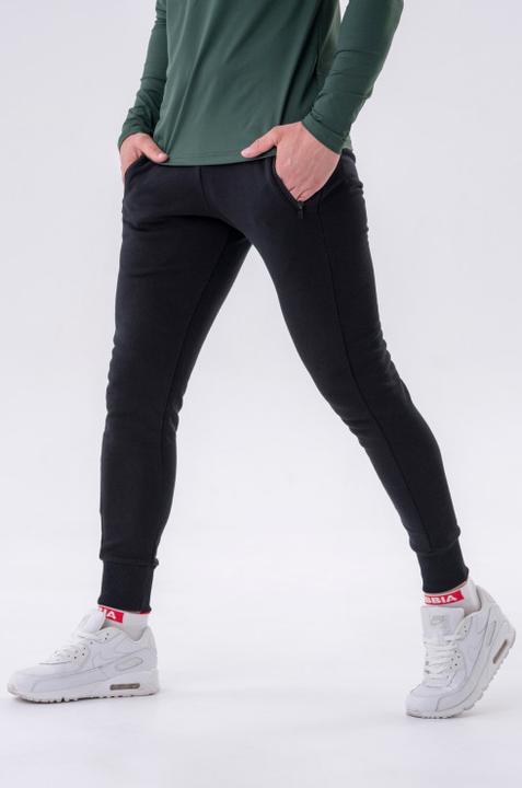 Produktbild Nebbia Slim sweatpants with zip pockets "Re-gain" 320 black (M)