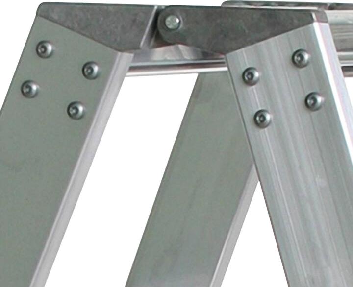 Actual product image Munk Stepladder with steps, double-sided access with clip-step R13 2x8 steps (Stepladder, 2.50 cm)
