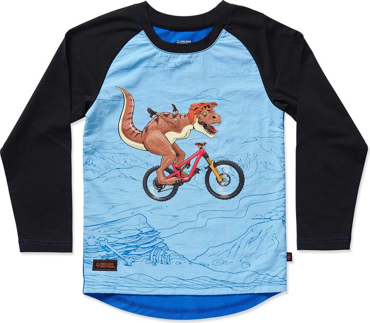 Immagine prodotto Kids Ride Shotgun Maglia MTB Dino antivento per bambini (98, 102, 104, 100 A)