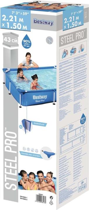 Actual product image Bestway Steel Pro (221 x 150 x 43 cm)