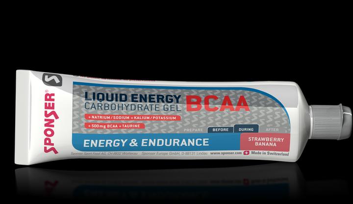 Produktbild Sponser Liquid Energy BCAA (Erdbeer, Banane, 20 Stk., 1400 g)