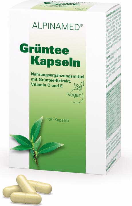 Produktbild Alpinamed Grüntee Kapseln (1 Stück, Kapseln, 112 g)