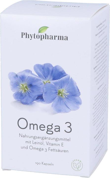 Produktbild Phytopharma Omega 3 (190 Stück, Kapseln, 170 g)