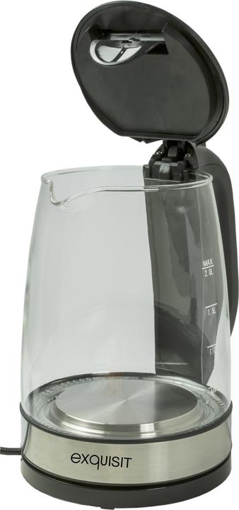Immagine prodotto Exquisit WK 3501 5010060, vetro/acciaio inox/ch (2 l)