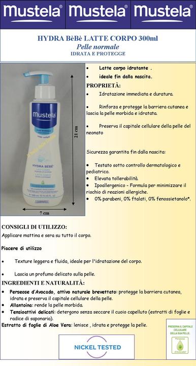 Immagine prodotto Mustela Hydra Bebe