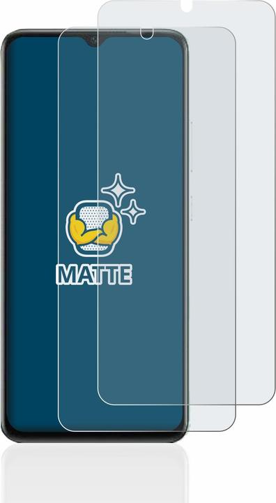 Productafbeelding BROTECT Anti-glansfolie Schermbeschermer Matte schermbeschermfolie (2 Stuk, Infinix Smart 7 HD)