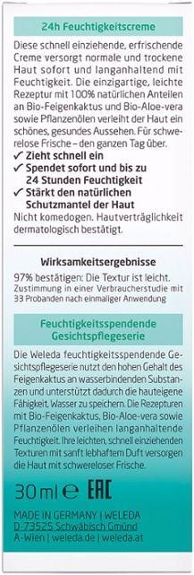 Produktbild Weleda Feigenkaktus 24h Feuchtigkeitscreme (30 ml, Tagescreme)