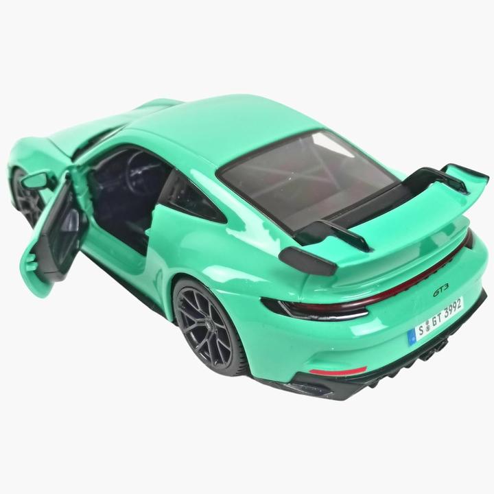 Produktbild Bburago Porsche 911 GT3 (1 Stück - grün oder orange)