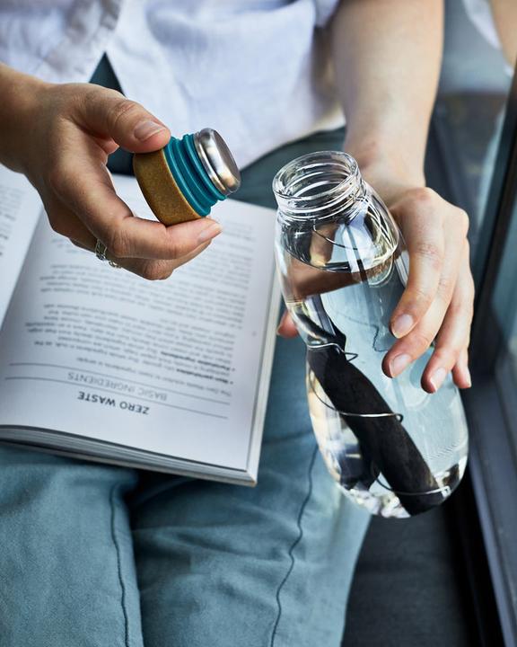 Actual product image Black + Blum Eau Good glass (optimised design), ocean, 650 ml (0.65 l)