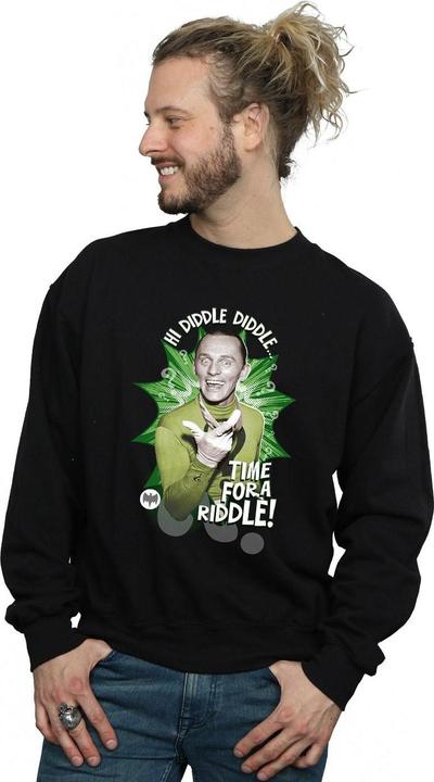 Produktbild Batman TV Serie The Riddler Zeit ein Rätsel Baumwolle Sweatshirt (S)