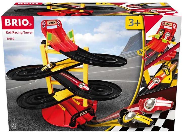 Produktbild Brio Rennbahn-Turm mit zwei Rennwagen