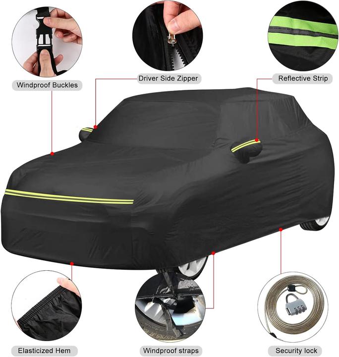 Actual product image Soekodu Autoabdeckung für Mini Cooper (Baujahre 2000-2024)