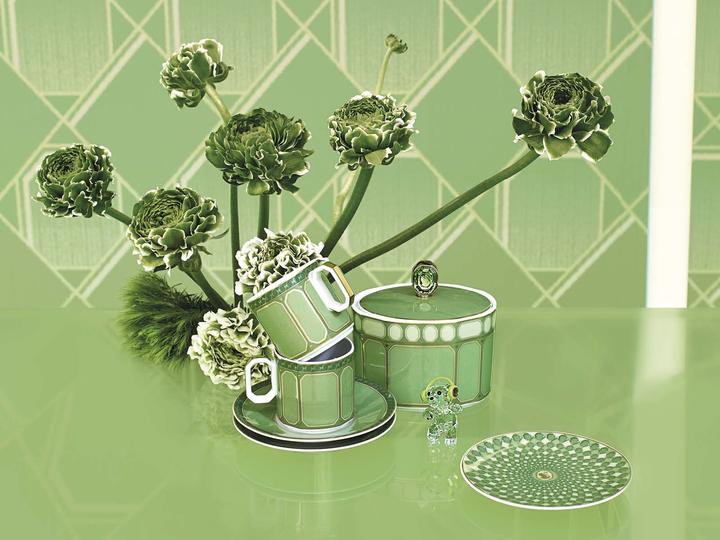Actual product image Rosenthal Signum porcelain spoon Fern (1 Piece, Scoops)