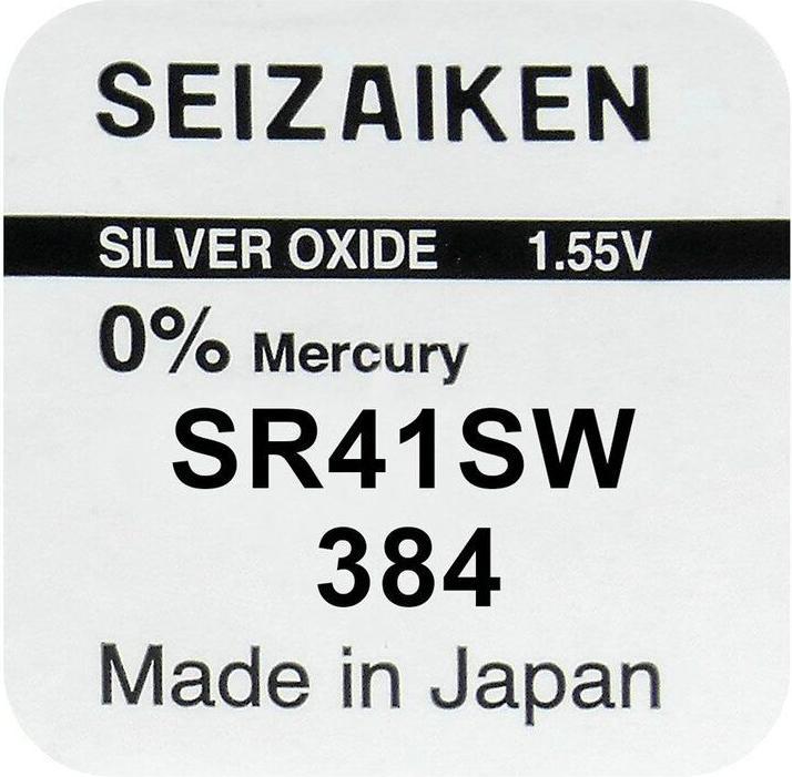 Immagine prodotto Seiko 384 / SR41SW - 10 pile a bottone (10 pz., 45 mAh)