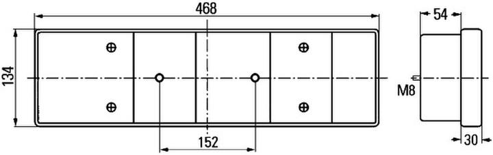 Immagine prodotto Hella Fanale posteriore alogeno per DAF MAN SCANIA