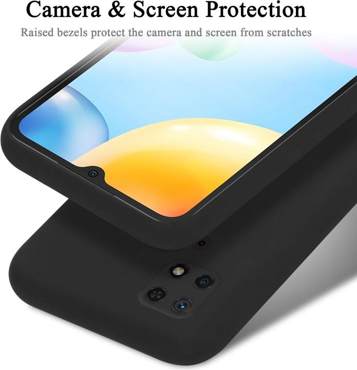 Actual product image Cadorabo TPU Liquid Silicone Case Cover for Xiaomi RedMi 10C / POCO C40 (Xiaomi Redmi 10C, Xiaomi Poco C40)