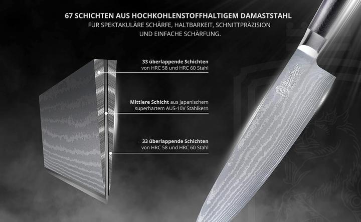 Actual product image Santoku knife (18 cm)