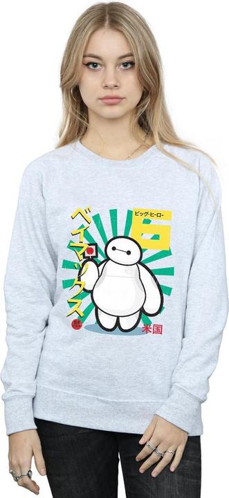Actual product image Absolute Cult Womens/Ladies Baymax Lollipop Sweatshirt (XXL)