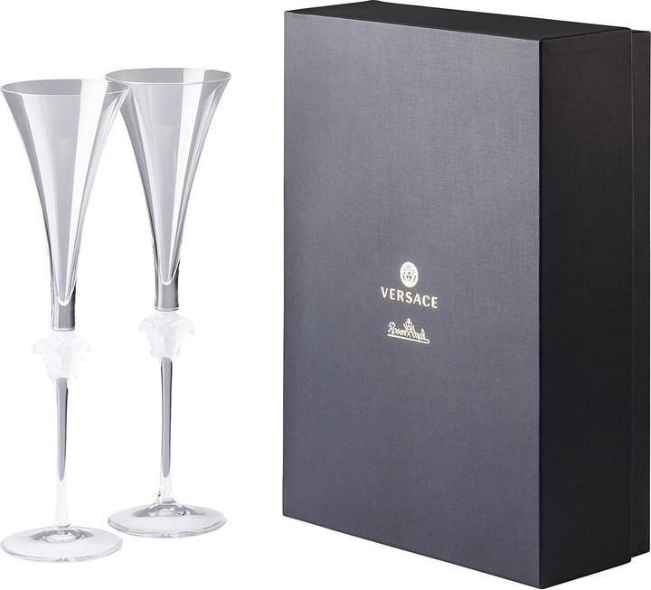 Produktbild Versace Trinkgläser Medusa Lumiere Sektflöte (1 Gläser, Sektgläser)