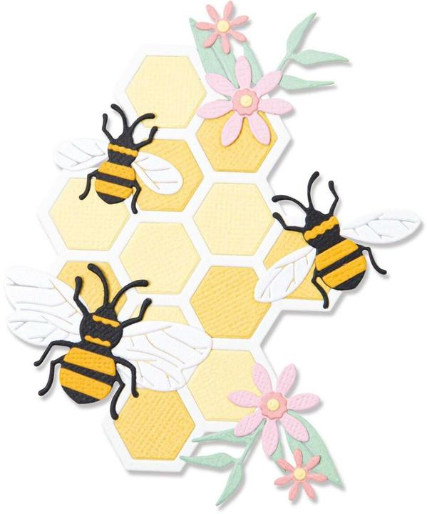 Produktbild Sizzix Thinlits Stanzset 11 Stück - Bienenstock by Olivia Rose