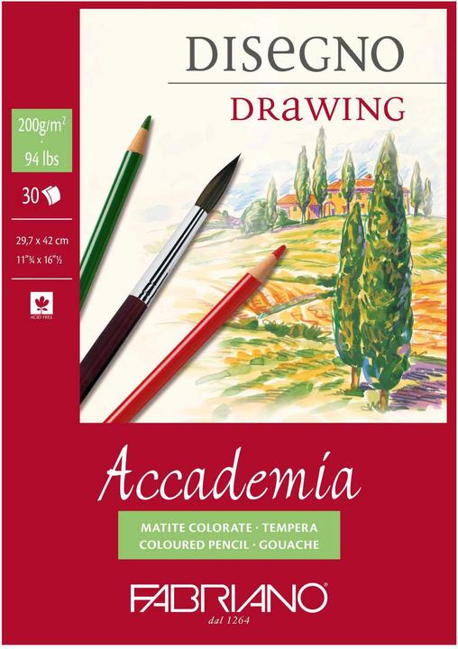 Actual product image Fabriano Academia Drawing (A3, Plain)